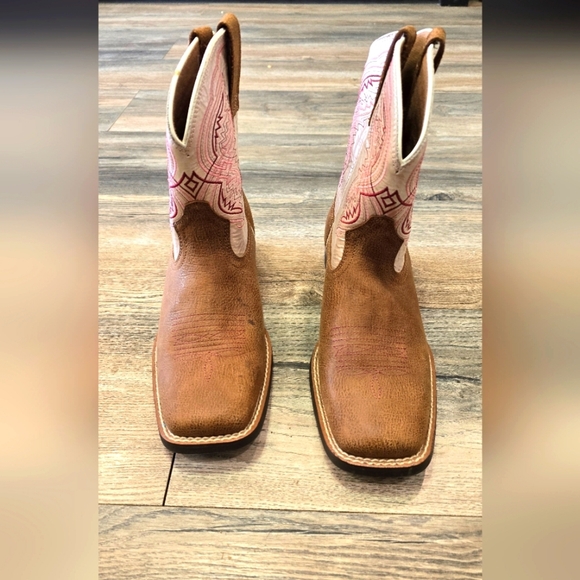ARIAT Unisex-Child Double Kicker Western Boot Size 5 - Picture 1 of 12